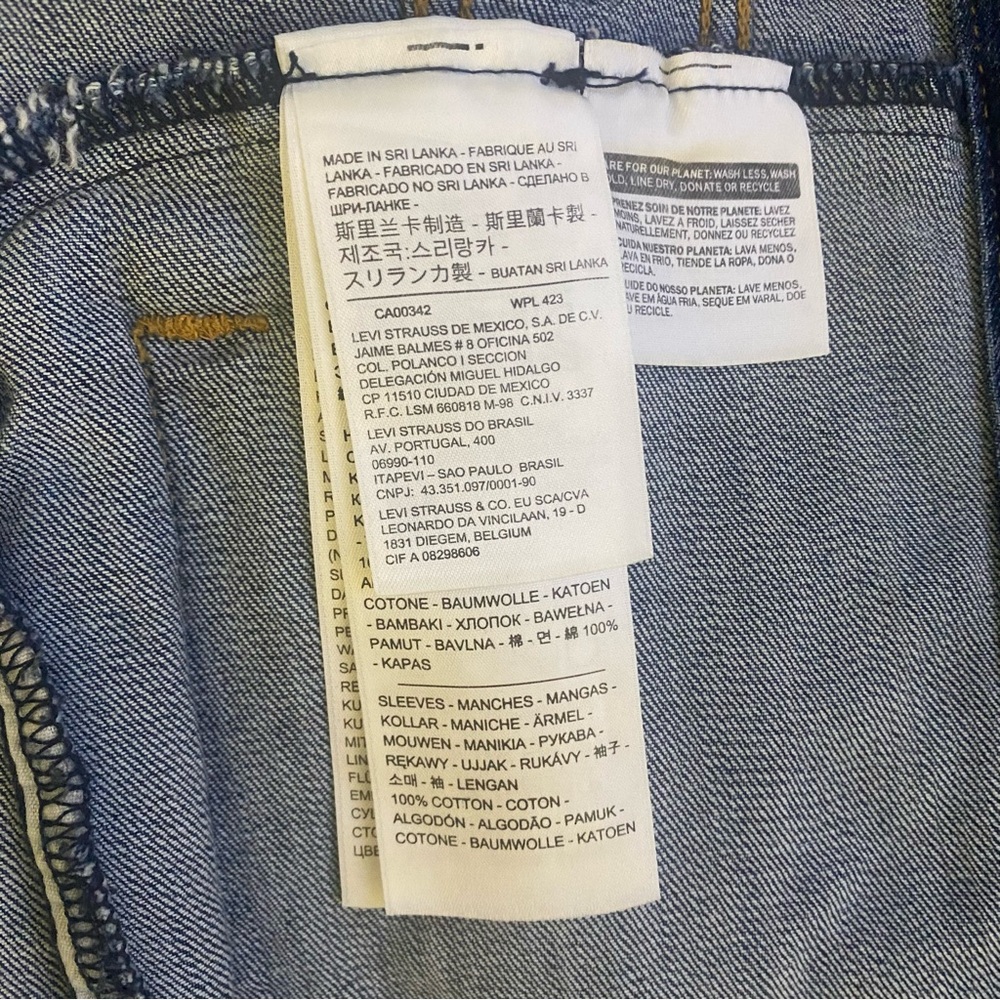Levi's Original Trucker Jacket NWT S - Picture 3 of 5